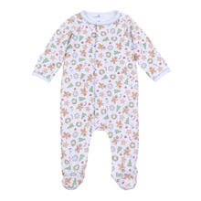 Frosted Wonderland Footie Light Blue