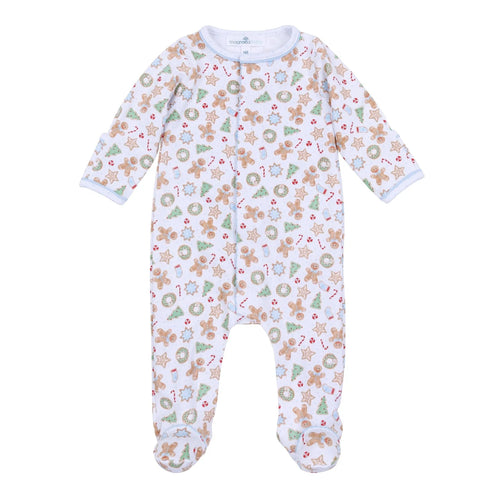 Frosted Wonderland Footie Light Blue