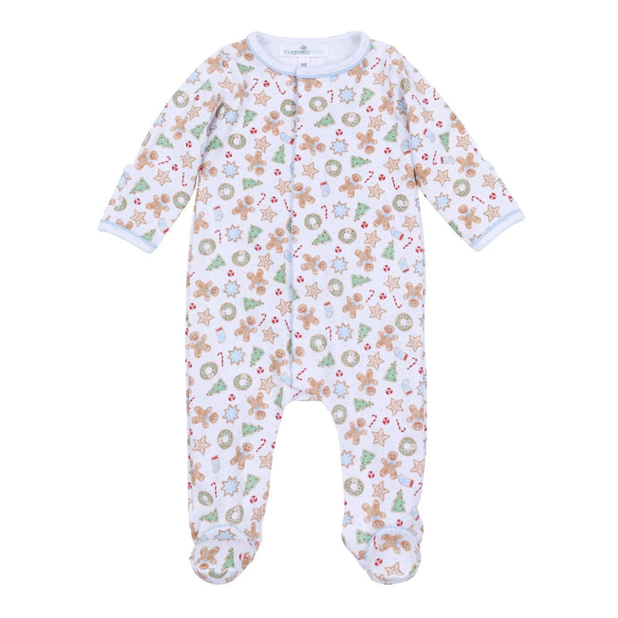 Frosted Wonderland Footie Light Blue