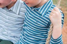 Boy’s LS Pro Performance Polo Tapestry Stripe