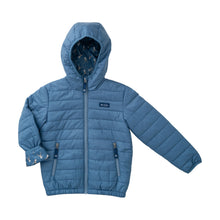 Boys Hooded Puffer Jacket Copen Blue