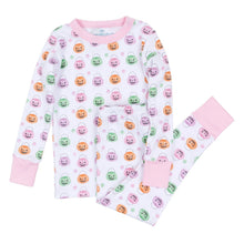 Pumpkin Party Long Pajamas - Pink