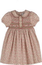 Mulberry Floral Smock Dress Red