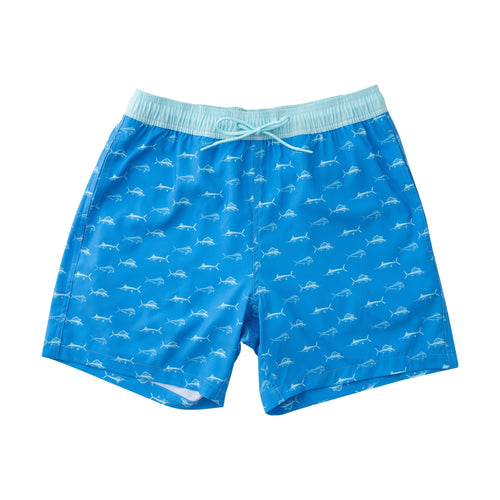 Men’s Boogie Board Swim Trunk Marina Fish Print