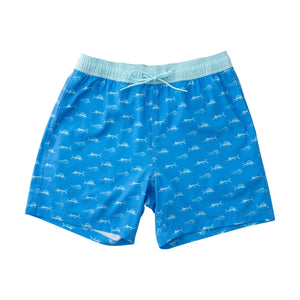Men’s Boogie Board Swim Trunk Marina Fish Print