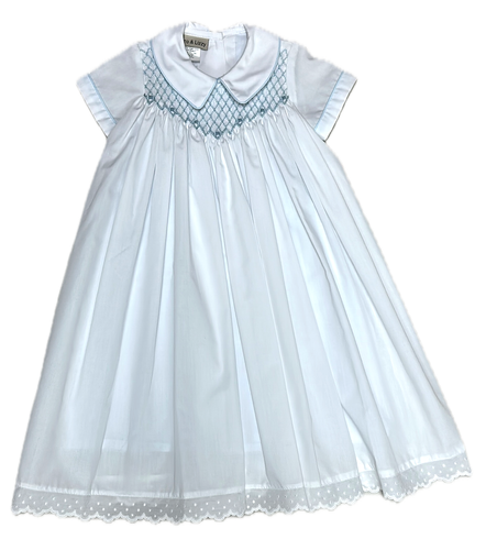 Boys smocked daygown