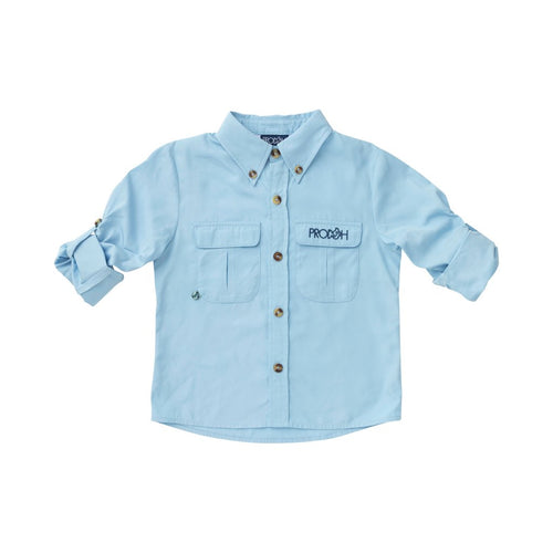 Flounders Fishing Shirt on Clear Sky
