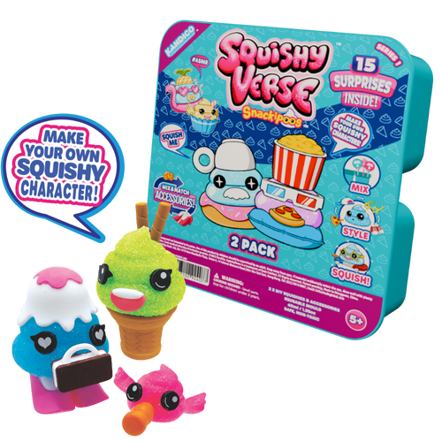 SquishyVerse Snackipoos 2-Pack
