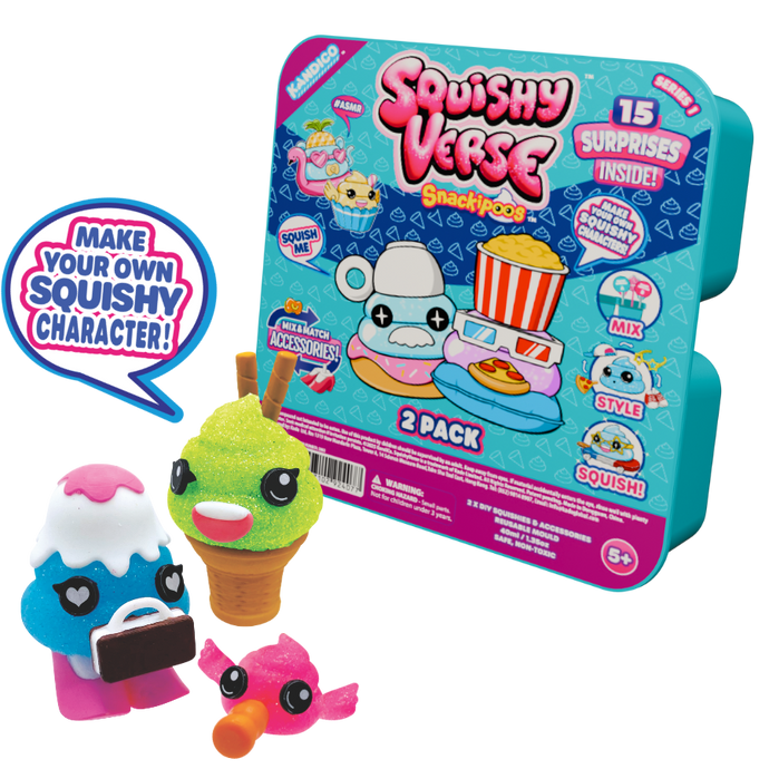 SquishyVerse Snackipoos 2-Pack