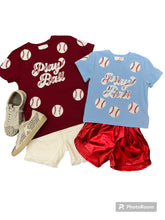 Light Blue Play Ball Shirt