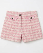 Peggy Pink Tweed Shorts