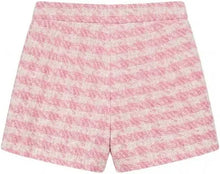 Peggy Pink Tweed Shorts