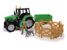 16-Piece Sheep Farmer & Tractor Playset