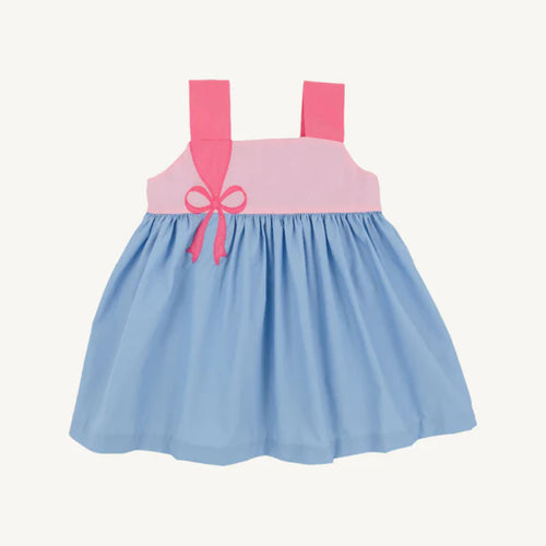 Demi Dress Sarasota Sky with Sandpearl Pink