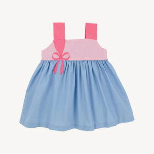 Demi Dress Sarasota Sky with Sandpearl Pink