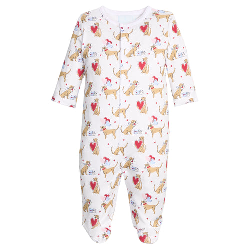 Printed Footie I Woof You