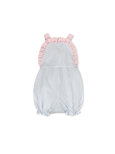 Margaux Bubble Boston Blue Seersucker, Party Pink Seersucker 12m