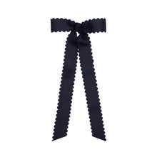 Mini Scallop Trim Longtail Bow