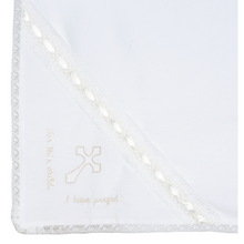 Heirloom Blanket White Cross