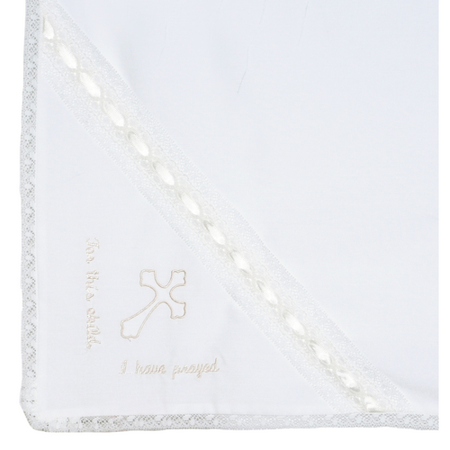 Heirloom Blanket White Cross