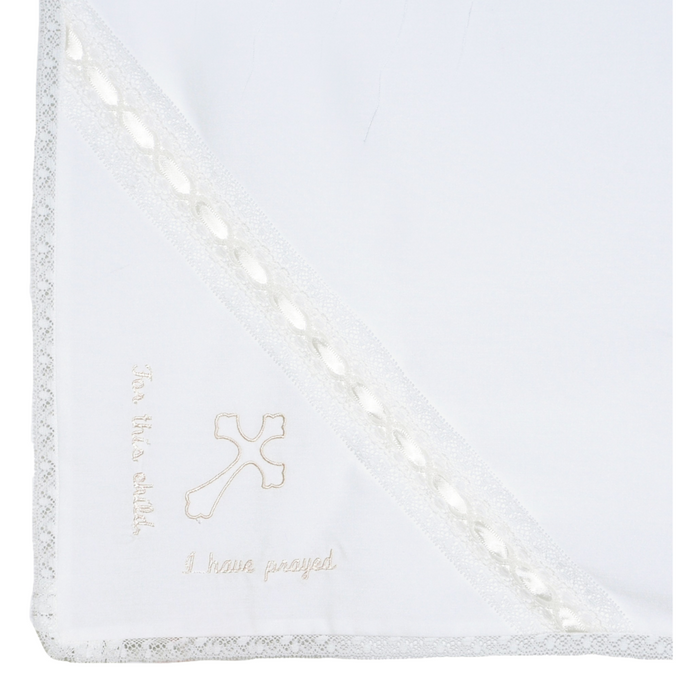 Heirloom Blanket White Cross