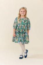 Girls Maribelle Dress, Green Butterfly