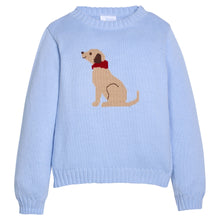 Intarsia Sweater Seated Lab