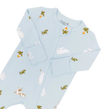 Zippered Romper in Ice Rabbit