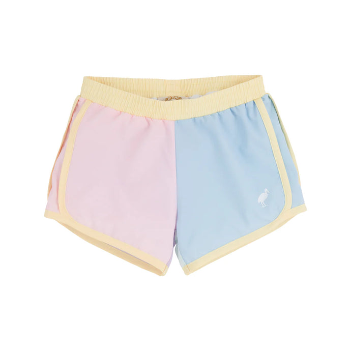 Prepletic™ Shimmy Shake Shorts
Palm Beach Pink, Beale Street Blue, Sea Island Seafoam, Lauderdale Lavender & Bellport Butter Yellow with Worth Avenue White Stork