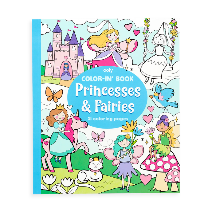 Princesses and Fairies Coloring Book