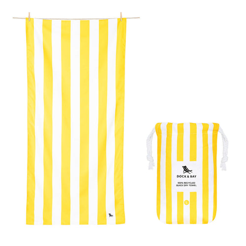 Dock & Bay Quick Dry Towels -Boracay Yellow