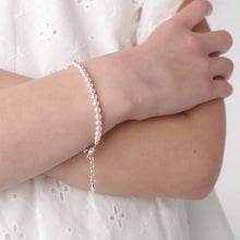 Jami - Sterling Silver Pink Pearl Bracelet for Kids