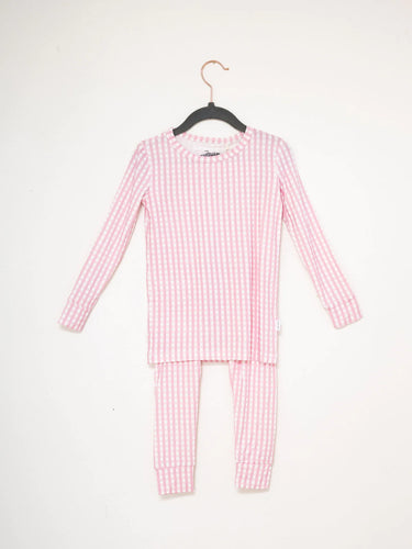Pajama Set 2 Piece - Pink Gingham