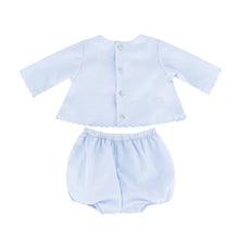 Baby's First Shirt & Bloomers - Blue