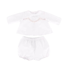 Baby's First Shirt & Bloomers - White