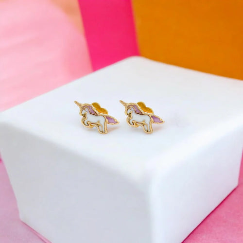 Unicorn Tiny Stud Earrings