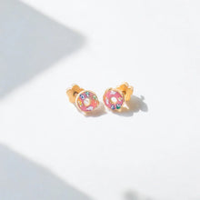 Sprinkle Donuts Tiny Stud Earrings