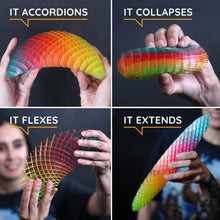 Morf Fidget Worm Rainbow Big