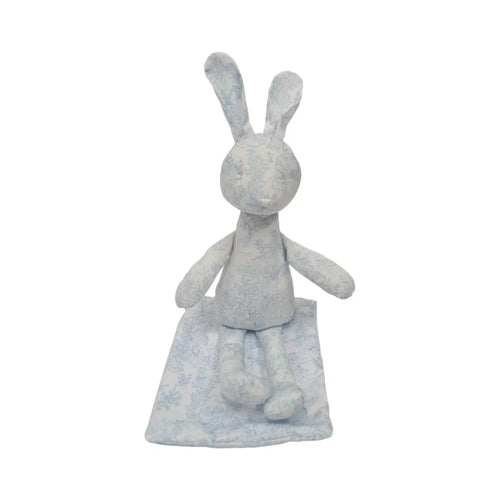 BUN BUN - BUNNY TOILE BLUE