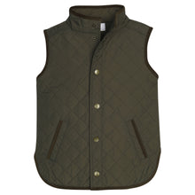 Classic Quilted Vest Olive