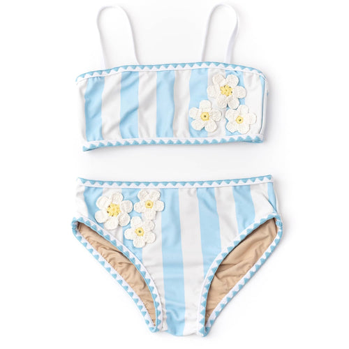 Cabana Daisy Girls Crochet Bikini