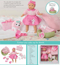12" Puppy Care Playset