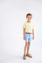 Carter Crewneck Lake Worth Yellow with Sarasota Sky Stork