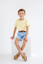 Carter Crewneck Lake Worth Yellow with Sarasota Sky Stork