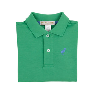 PRIM AND PROPER
POLO SS-PIMA, Kiawah Kelly
Green/Barbados Blue