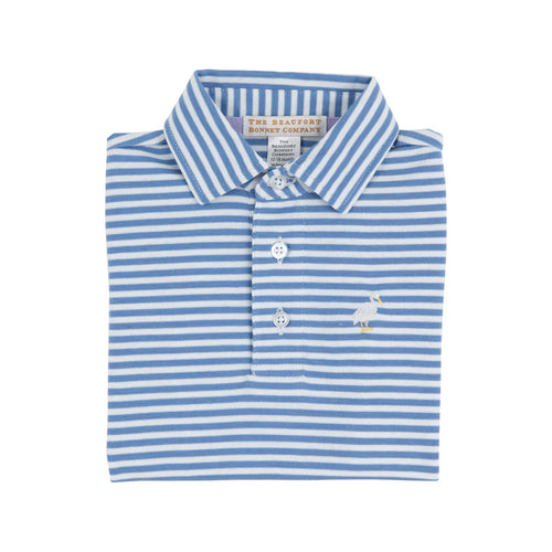 PRIM AND PROPER
POLO SS-PIMA, Barbados Blue
Stripe/Multicolor