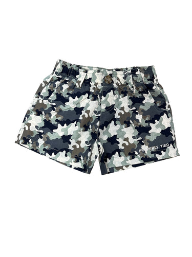 Boys Mallard Short Delta Backwater Camo