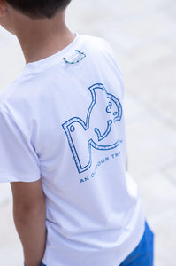 Logo Performance Fishing Tee on White