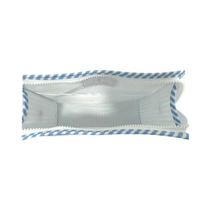 ROADIE LARGE ZIP POUCH - PIMLICO STRIPE CHAMBRAY