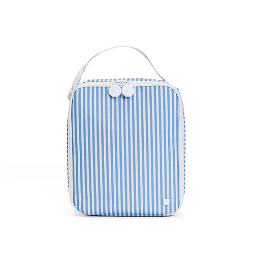 LUNCH BOX INSULATED LUNCH BAG - PIMLICO STRIPE CHAMBRAY